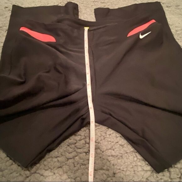 Nike Dri Fit Workout Capris Sz X Small Black/Pink - Picture 9 of 11